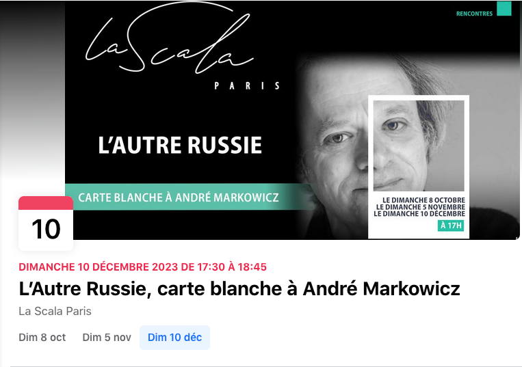 L’Autre Russie - Carte blanche à André Markowicz. La Russie de l'été de Kari Unksova.